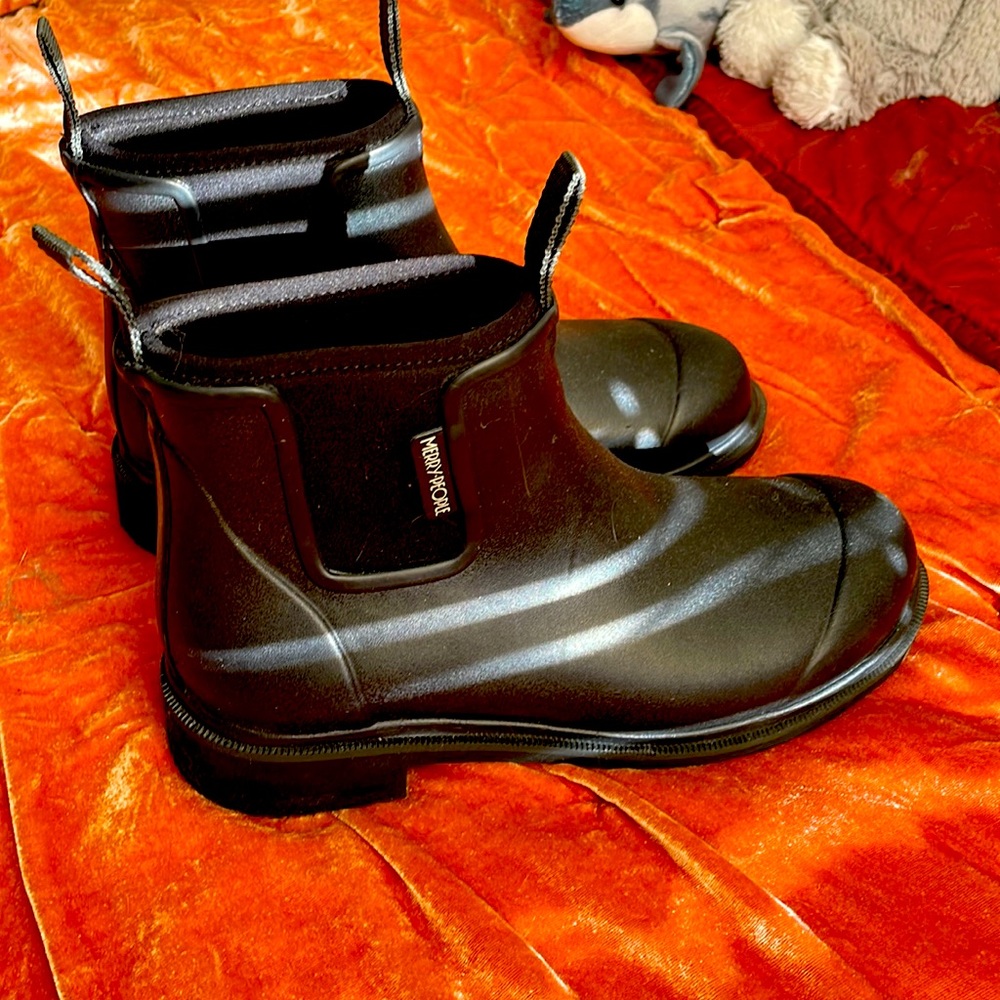 Merry People. Bobbi Rain Boot. Black.